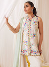 Cleo Ivory Embroidery Shirt And Dupatta Farah Talib Aziz