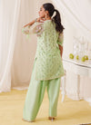 Nikol Mint Hand Embellished Shirt And Shalwar Farah Talib Aziz