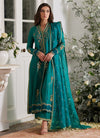 Ayda Sea Green Shirt, Pants and Dupatta Farah Talib Aziz