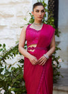 Vezeen Magenta Saree Farah Talib Aziz