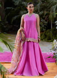 Nihal Rani Pink Shirt, Lehenga and Dupatta Farah Talib Aziz