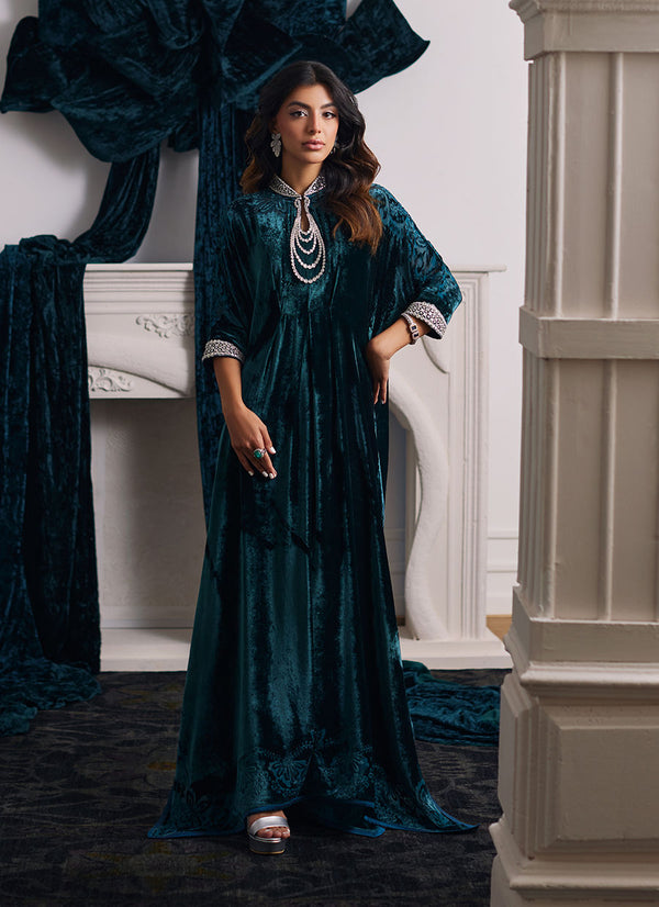 Alita Emerald Kaftan Farah Talib Aziz