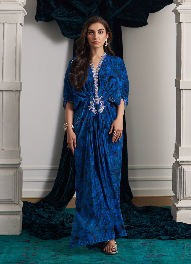 Roz Sapphire Kaftan Farah Talib Aziz