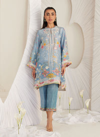 Carla Slate Blue Shirt, Pants and Dupatta