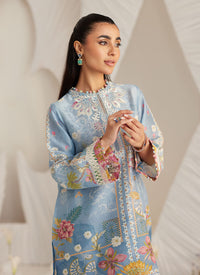 Carla Slate Blue Shirt, Pants and Dupatta