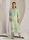 Felice Aqua Shirt, Pants and Dupatta