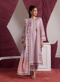 Rosa Mauve Shirt, Pants And Dupatta