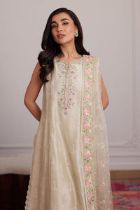 Everly Cream Shirt, Pants And Dupatta