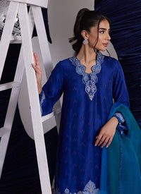 Aliza Azure Shirt, Pants And Dupatta