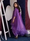 Illy Grape Shirt, Shalwar And Dupatta