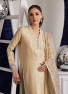 Brenna Champagne Shirt, Pants And Dupatta