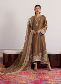 Thea Latte Shirt And Dupatta