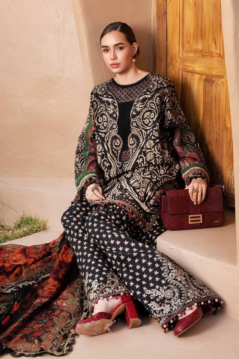 3 Piece Unstitched Printed Lawn Suit | MPT-2512-B