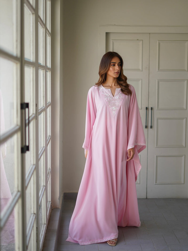 Soft Pink Fara Kaftaan SAK ATELIER