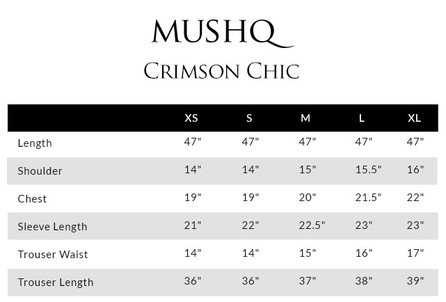 CRIMSON CHIC Mushq