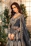 3 Piece Unstitched Embroidered Organza Suit | BD-2901 Maria B