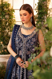 3 Piece Unstitched Embroidered Organza Suit | BD-2901 Maria B