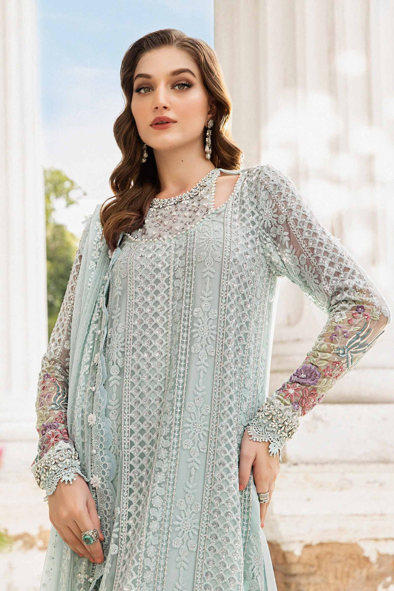 Unstitched Embroidered Chiffon Suit | MPC-24-103 Maria B