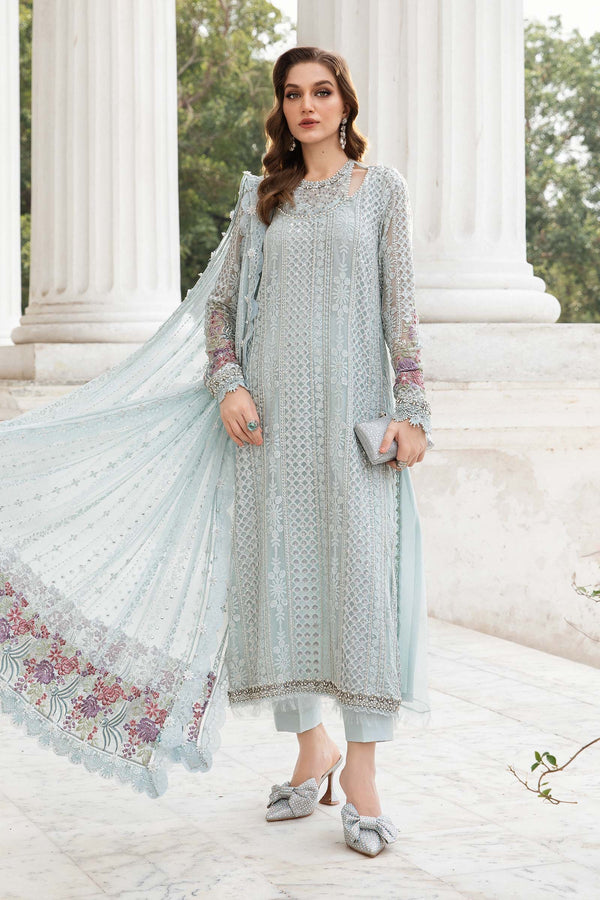 Unstitched Embroidered Chiffon Suit | MPC-24-103 Maria B