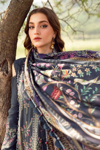 3 Piece Unstitched Printed Linen Suit | MPT-2406-A Maria B