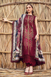 3 Piece Unstitched Printed Linen Suit | MPT-2406-B Maria B