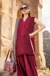 3 Piece Unstitched Printed Linen Suit | MPT-2407-B Maria B