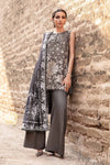 3 Piece Unstitched Printed Linen Suit | MPT-2408-B Maria B