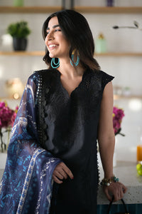 SONA (BLACK) - LUXURY LAWN X EID 2024 Zaib