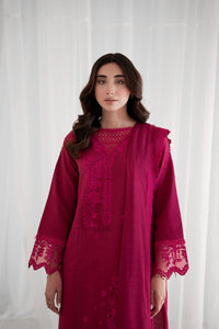 BERRY HOT PINK SET / EID 2024 PRET-NPA3-24416 Zaib