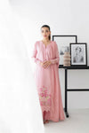 BLUSH PINK EMBROIDERED LAWN SET EID UL AZHA ‘24 NEL-24618 - RTS (UAE) Zaib