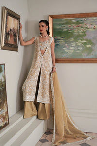 GOLDEN Beige SET WEDDING EDIT 2024/2025 (NPA3-24427) Zaib