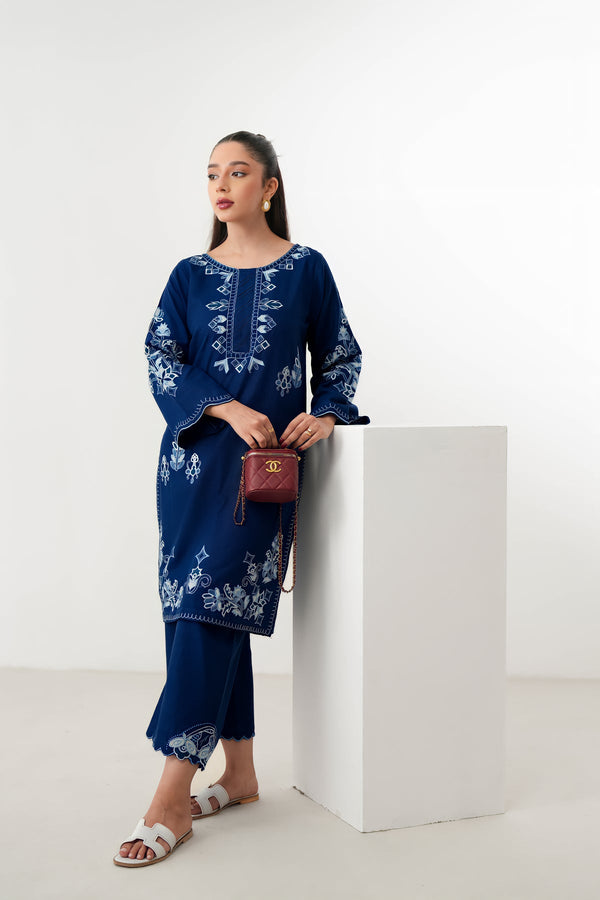 CECE LUXURY EMBROIDERED FALL SET (NPA2-24308) Zaib