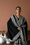 BLACK MOON LUXURY EMBROIDERED KARANDI SET (NEL-24632) Zaib