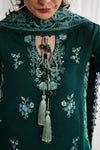 DEEP EMERALD LUXURY EMBROIDERED 3PCS SET NPA3-25418 (EID 2025 READY TO WEAR)