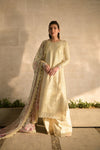 ZAINAB (PASTEL LEMON) - LUXURY LAWN X EID 2024 Zaib