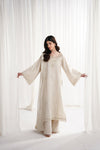 IVORY LUXURY EMBROIDERED 3PCS SET NPA3-25421 (EID 2025 READY TO WEAR)