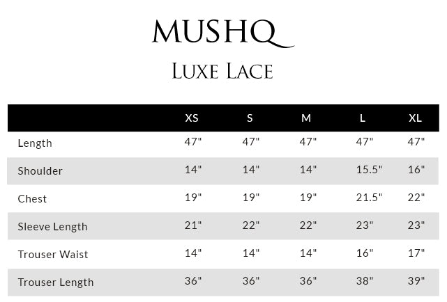 LUXE LACE Mushq