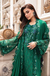 Unstitched Chiffon | MPC-23-108 Emerald Green Maria B