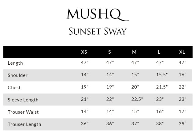 SUNSET SWAY Mushq