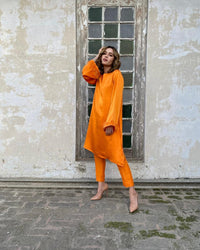 Orange Sundance Tunic SAK ATELIER