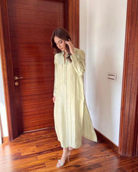 Cucumber Pleated Shirt SAK ATELIER