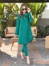 Emerald Green Power Tunic SAK ATELIER