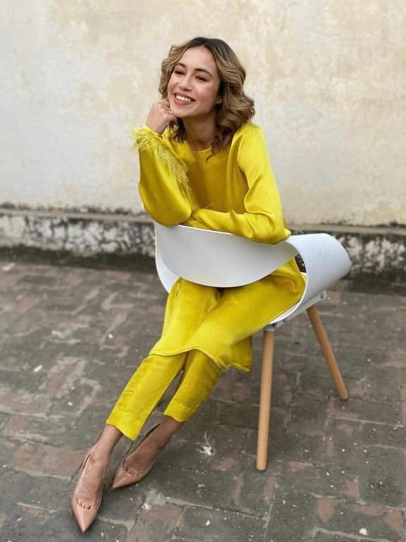 Yellow Sundance Tunic SAK ATELIER