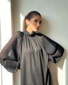 Black Pleated Top SAK ATELIER